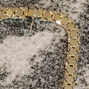 NWOT Women's chain necklace. Gold tone, with closure on back.